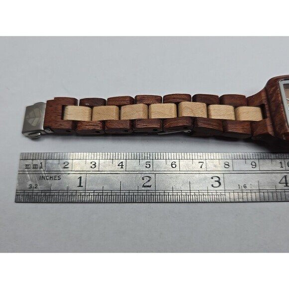 Tense Small Summit Katalox Maple Wood Watch Womens Quartz Canada New Battery main image 9